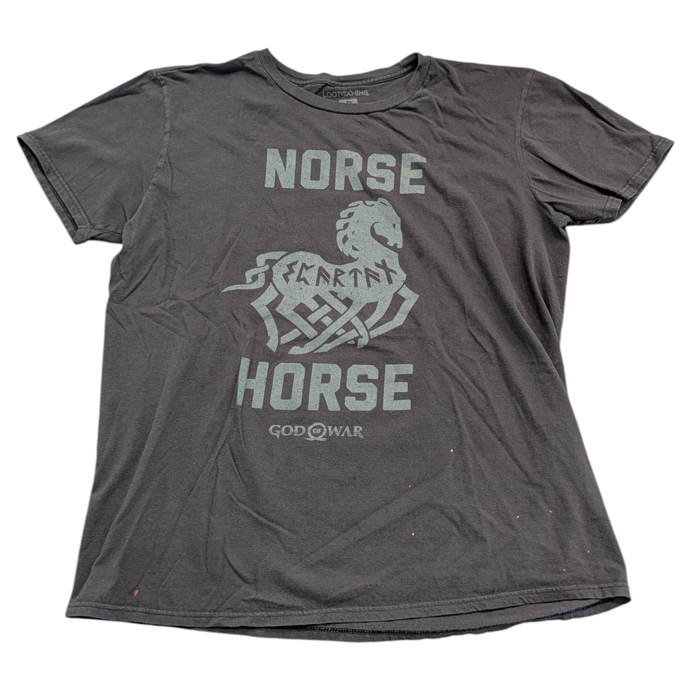Modern Norse Horse God of War T shirt
